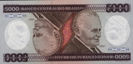 Brazilië P202 5.000 Cruzeiros 1984