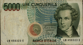 Italië P111 5.000 Lire 1985-1-4