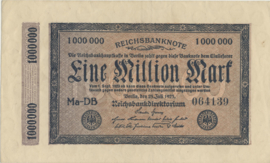 Germany Ros.:93.b: Ra 1,000,000 Mark 1923