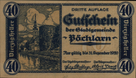 Oostenrijk - Noodgeld - Pöchlarn KK.:755 40 Heller 1920
