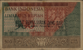 Indonesië  P47 500 Rupiah 1952