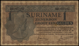 Suriname PLS14.1.c 1 Gulden 1954