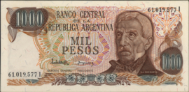 Argentinië P304/B357 1.000 Pesos 1976-1982 (No date)