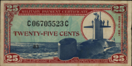 United States of America (USA) PM77 25 Cents (19)68