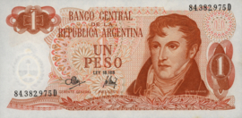 Argentinië P287.a3 1 Peso 1970-73 (No date)