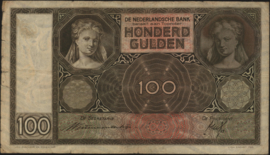 Netherlands  PL97/AV081 100 Gulden 1939
