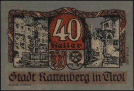 Austria - Emergency issues - Rattenberg KK.821 40 Heller 1920