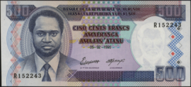 Burundi  P37A 500 Francs 1995