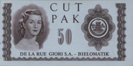 Test money  50 CUT PAK No Date