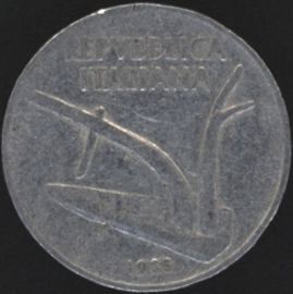 Italië KM#93 10 Lire 1955R