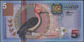 Suriname PLS22.1 5 Gulden 2000