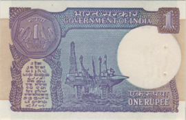 India  P78A/B161 1 Rupee 1983-'94