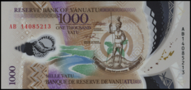 Vanuatu (Nieuwe Hebriden)  P13 1.000 Vatu 2014-'20