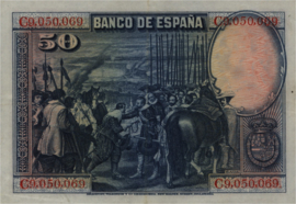 Spanje  P75.b 50 Pesetas 1928