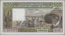 Togo P806T.g 500 Francs 1981-1990