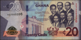 Ghana  P48/B158 20 Cedis 2019