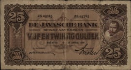 Netherlands Indies  PLNI22 25 Gulden 1930