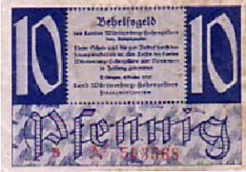 Germany S1008.a 10 Pfennig 1947