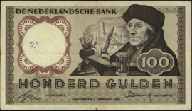 Netherlands PL102/AV085 100 Gulden 1953