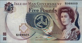 Man (Isle of)  P48 5 Pounds 2015