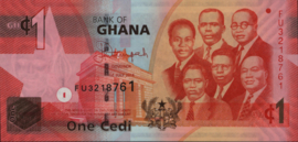 Ghana  P37 1 Cedi 2014