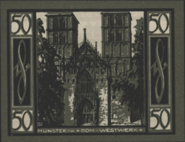 Duitsland - Noodgeld - Münster Grab/Mehl.:916 50 Pfennig 1921