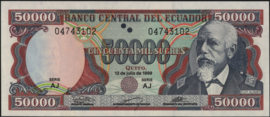 Ecuador P130.d 50.000 Sucres 1999
