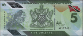 Trinidad en Tobago PNL 5 Dollars 2020