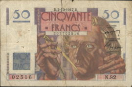 Frankrijk P127.b 50 Francs 1947