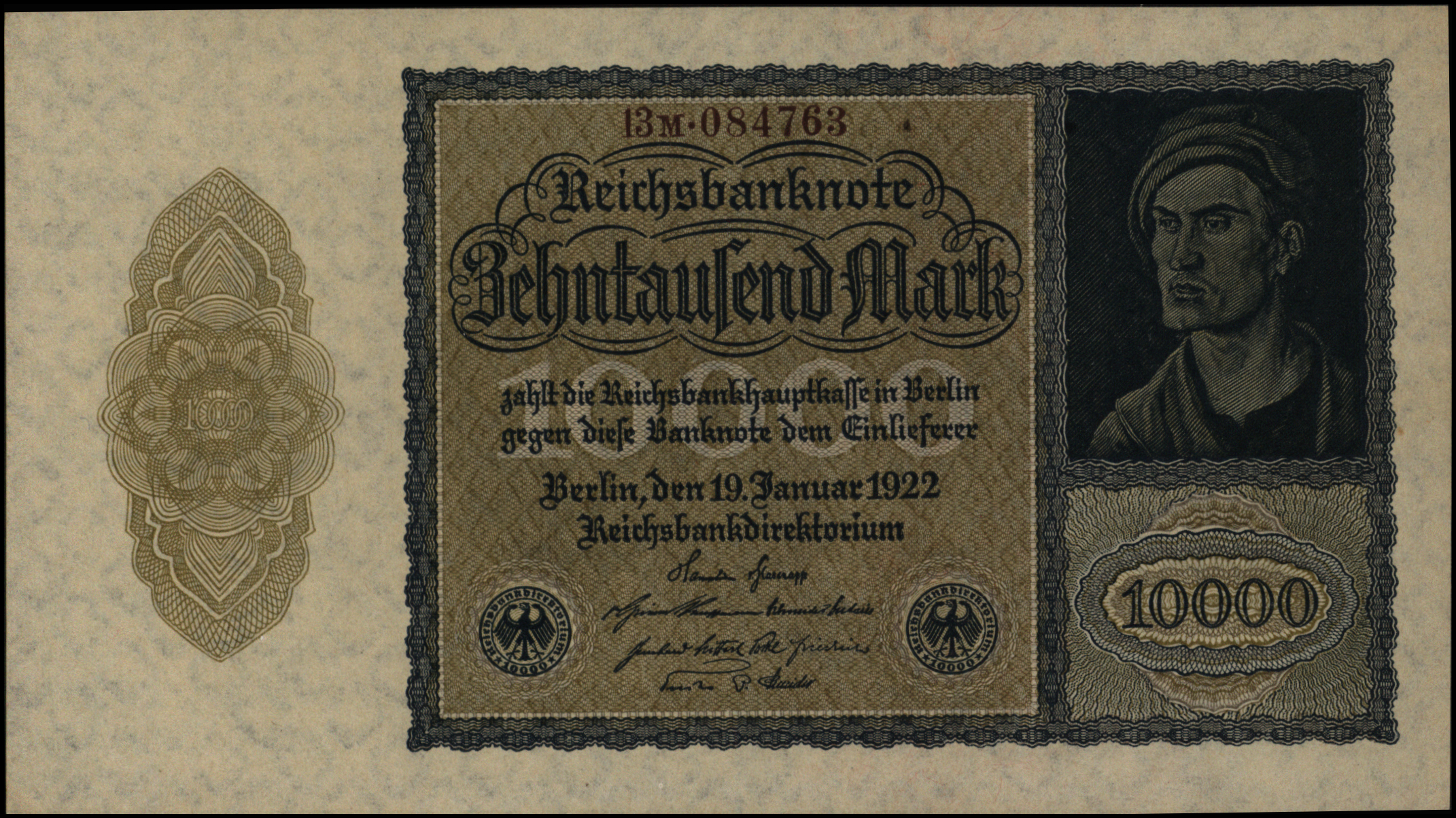 Duitsland  P72.h: M 10.000 Mark 1922
