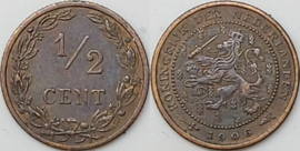Netherlands Sch.1005 ½ Cent 1906