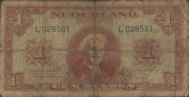 Nederland   PL6 1 Gulden 1945