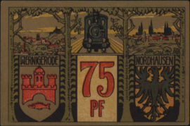 Duitsland - Noodgeld - Wernigerode Grab: 1406 75 Pfennig 1921