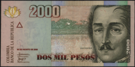 Colombia P457/B988 2.000 Pesos 2008