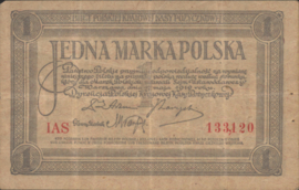 Polen  P19 1 Marka 1919