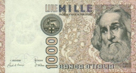 Italy P109 1.000 Lire 1982