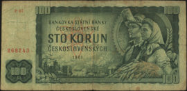 Czechoslowakia  P91/B315 100 Korun (Sto) 1961