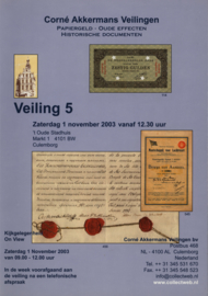 Veilingcatalogus Akkermans 5