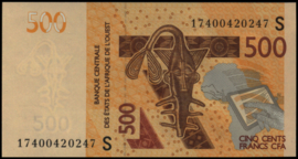 West Afrikaanse Staten - Guinea-Bissau P919S.f 500 Francs 2017