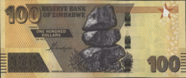 Zimbabwe P106.a 100 Dollars 2020