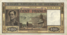België P126.1 100 Francs 1945-1950