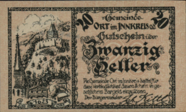 Oostenrijk - Noodgeld - Ort Im Innkreis KK.:711 20 Heller 1920