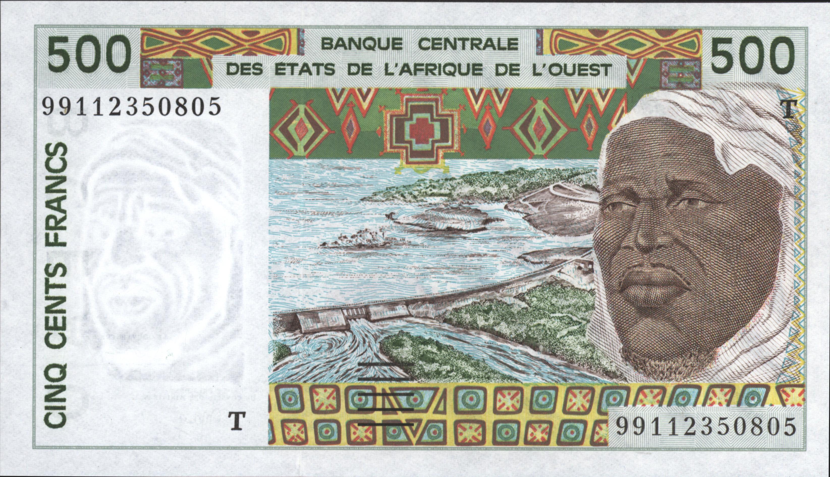 West African States - Togo P810T.j 500 Francs 1999