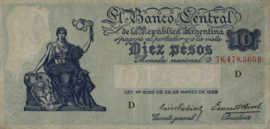 Argentinië P253 10 Pesos 1936-43 (No date)