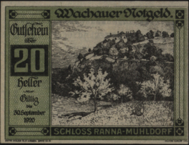 Oostenrijk - Noodgeld - Wachauer Notgeld KK. 1122 20 Heller 1920