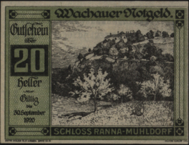 Austria - Emergency issues - Wachauer Notgeld KK. 1122 20 Heller 1920