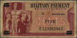 United States of America (USA)  PM91 5 Cents (19)69 (No date)