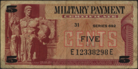 Verenigde Staten van Amerika (VS)  PM91 5 Cents (19)69 (No date)