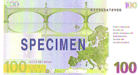 Euro imitation money Series 1997