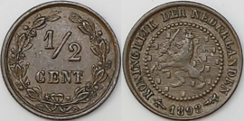 Nederland Sch.1001 1/2 Cent 1898